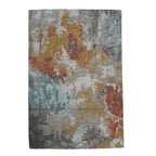 Cotton Jacquard Rug and Door Mat (Size 120x1 cm) - Multi Color & Multicolor
