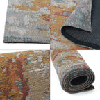 Cotton Jacquard Rug and Door Mat (Size 120x1 cm) - Multi Color & Multicolor