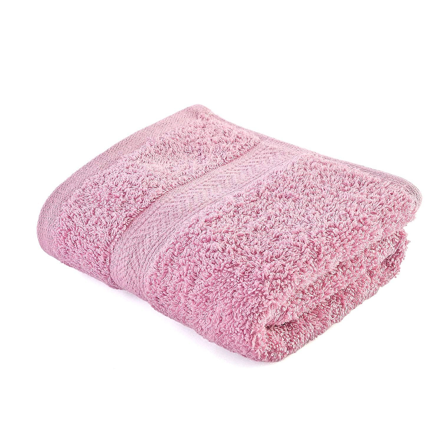 Set of 6 - 100% Cotton Towels - Each of 2 Pieces (Face - 30cm , Hand- 60x40cm , Bath - 140x70cm) - Lilac
