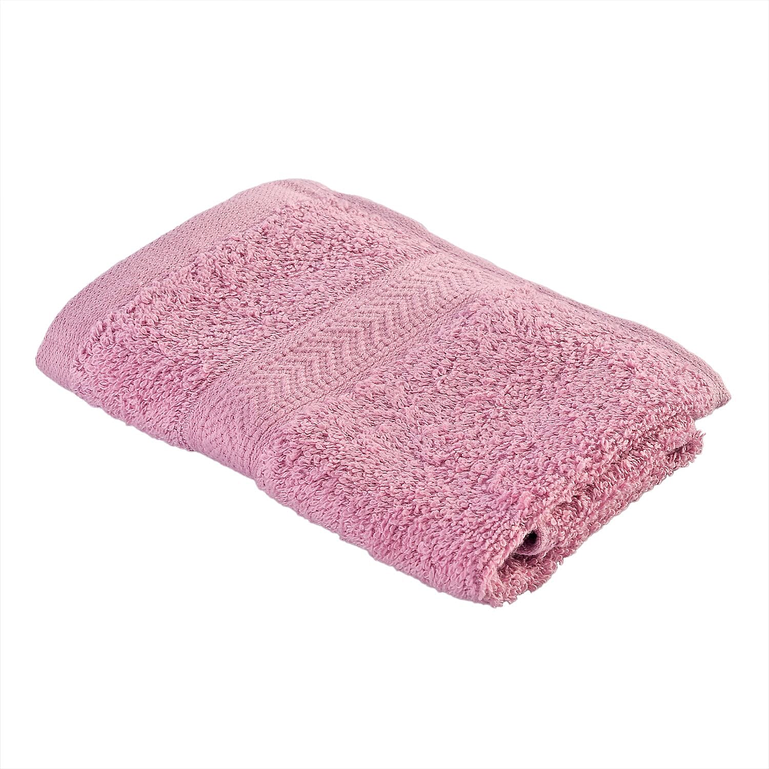 Set of 6 - 100% Cotton Towels - Each of 2 Pieces (Face - 30cm , Hand- 60x40cm , Bath - 140x70cm) - Lilac