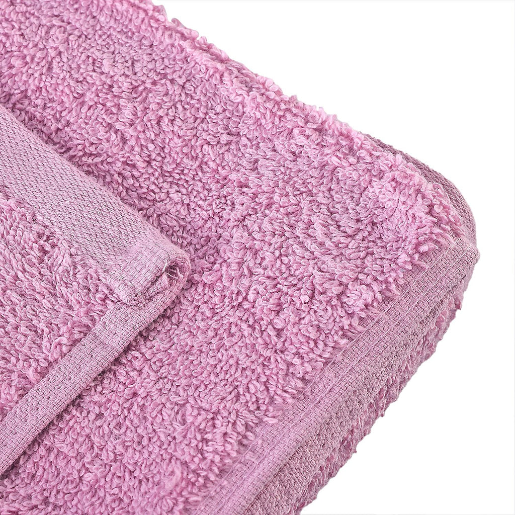 Set of 6 - 100% Cotton Towels - Each of 2 Pieces (Face - 30cm , Hand- 60x40cm , Bath - 140x70cm) - Lilac