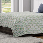 Jaipur Closeout - Premium Quality Soft Cotton Three Layer Dohar (Size 223x142 cm) - Green