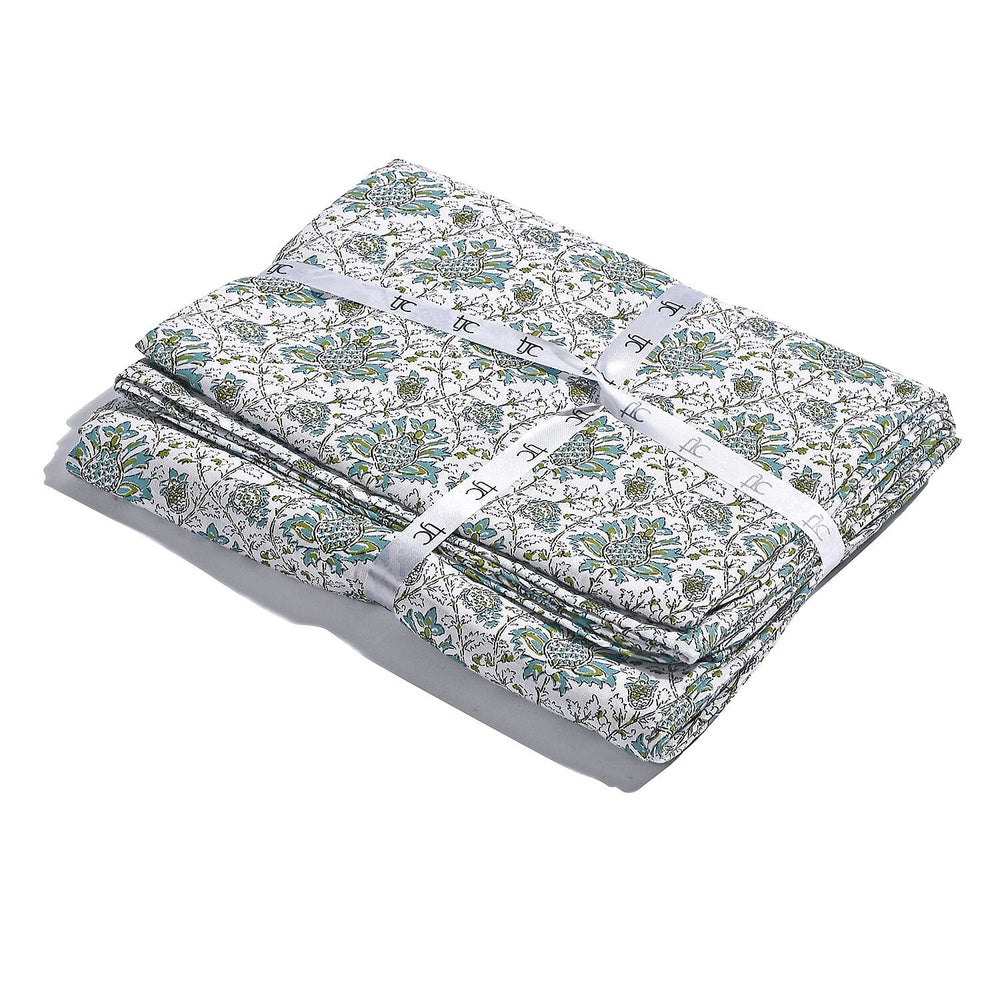 Jaipur Closeout - Premium Quality Soft Cotton Three Layer Dohar (Size 223x142 cm) - Green