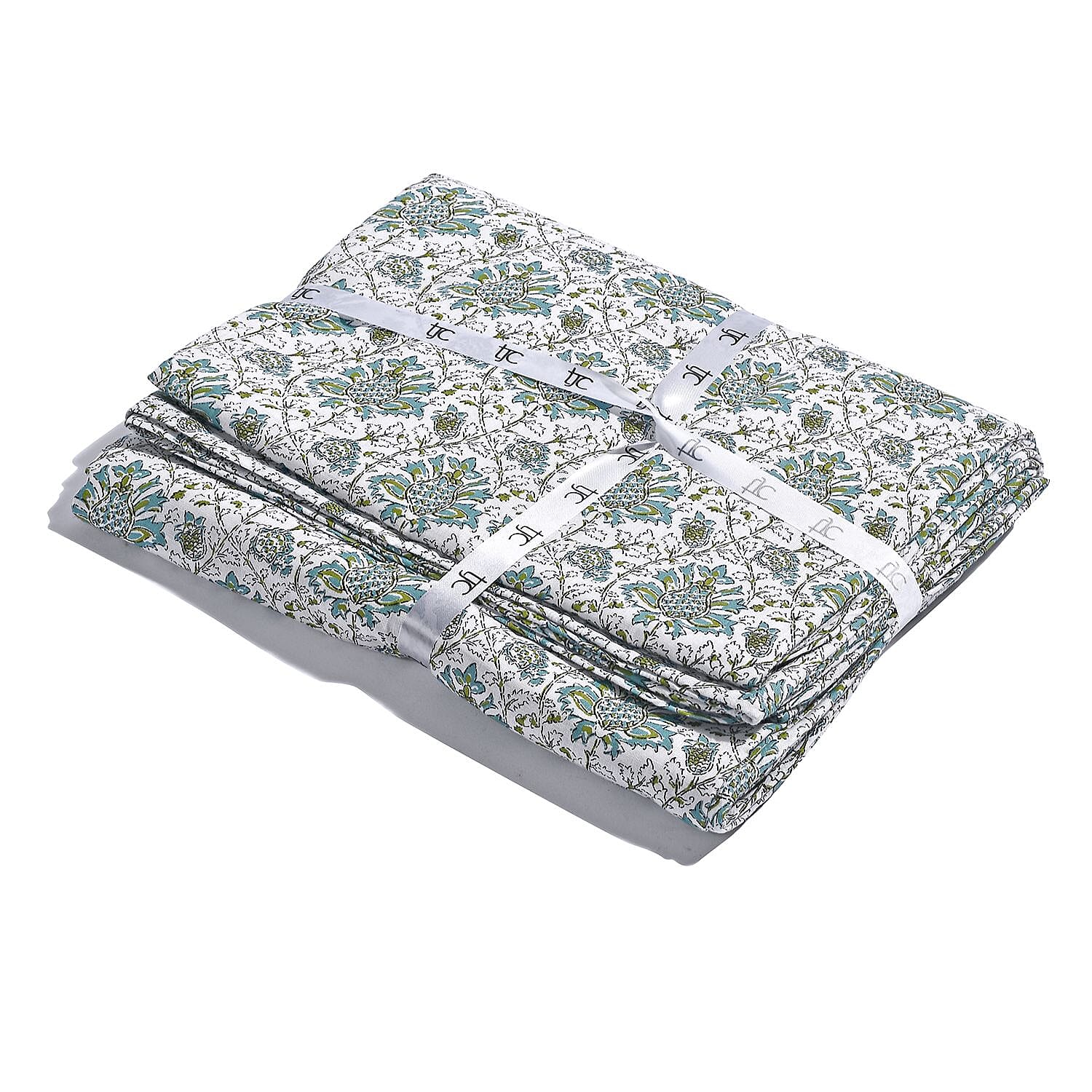 Jaipur Closeout - Premium Quality Soft Cotton Three Layer Dohar (Size 223x142 cm) - Green