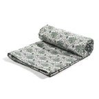 Jaipur Closeout - Premium Quality Soft Cotton Three Layer Dohar (Size 223x142 cm) - Green