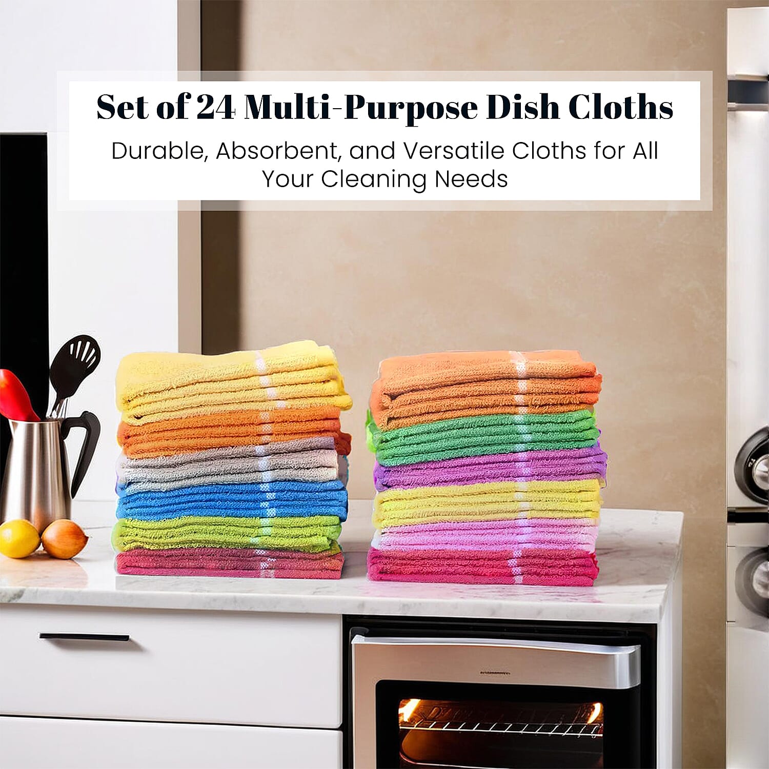 Set of 24 Cloths - Multicolor