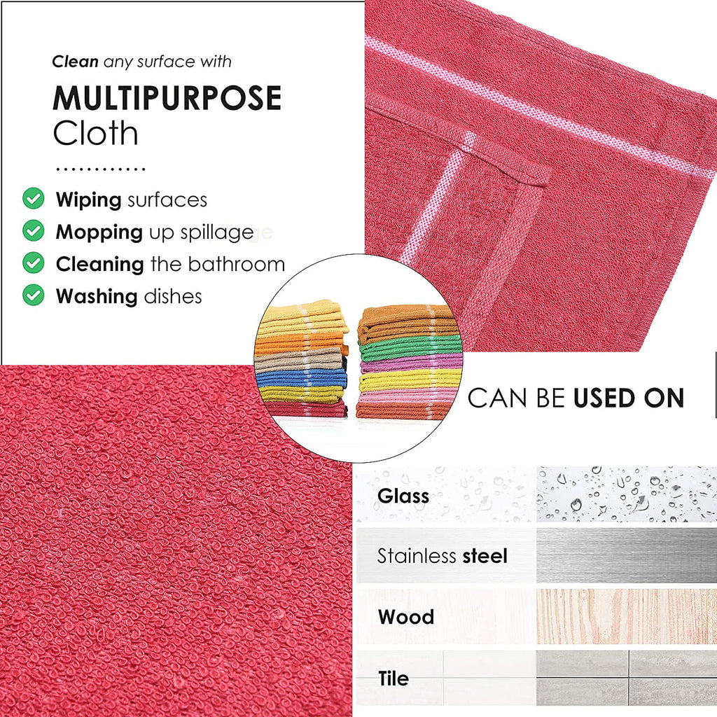 Set of 24 Cloths - Multicolor