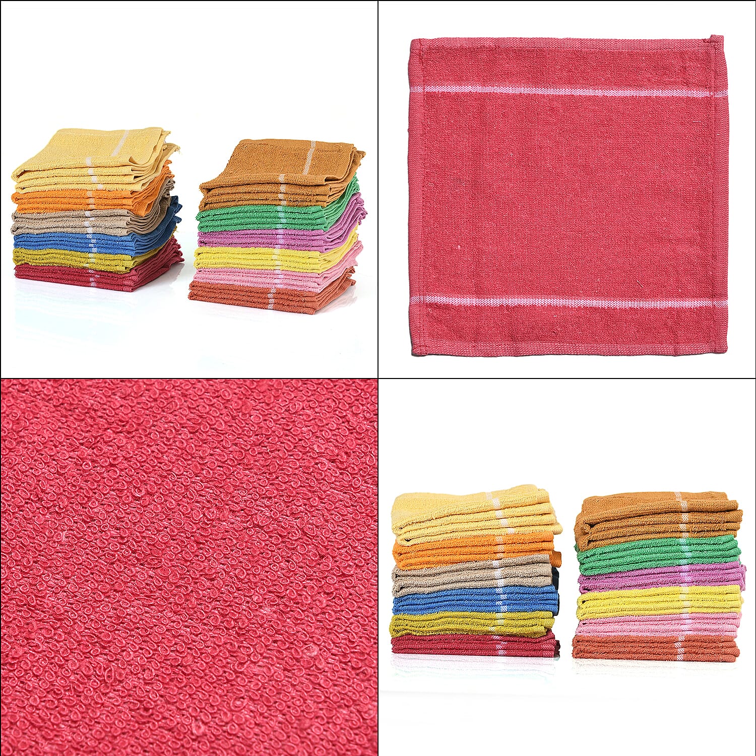Set of 24 Cloths - Multicolor