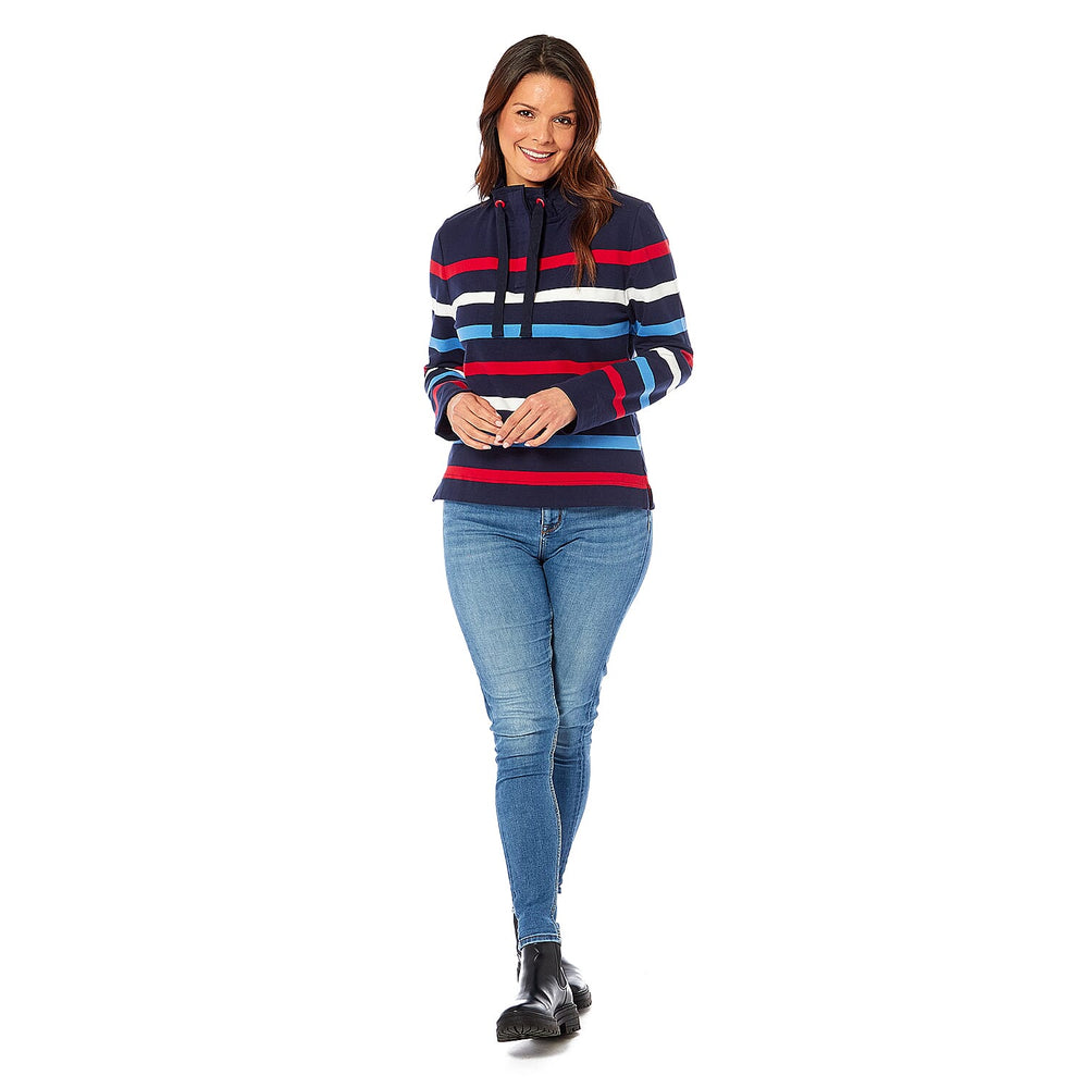 Cotton Sweat Shirt (Size 1x1 cm) - Red and Multi