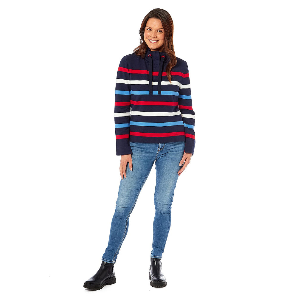 Cotton Sweat Shirt (Size 1x1 cm) - Red and Multi