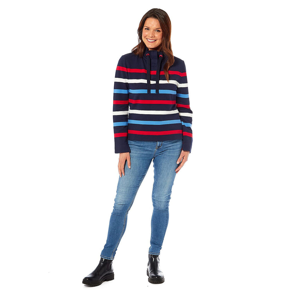 Cotton Sweat Shirt (Size 1x1 cm) - Red and Multi