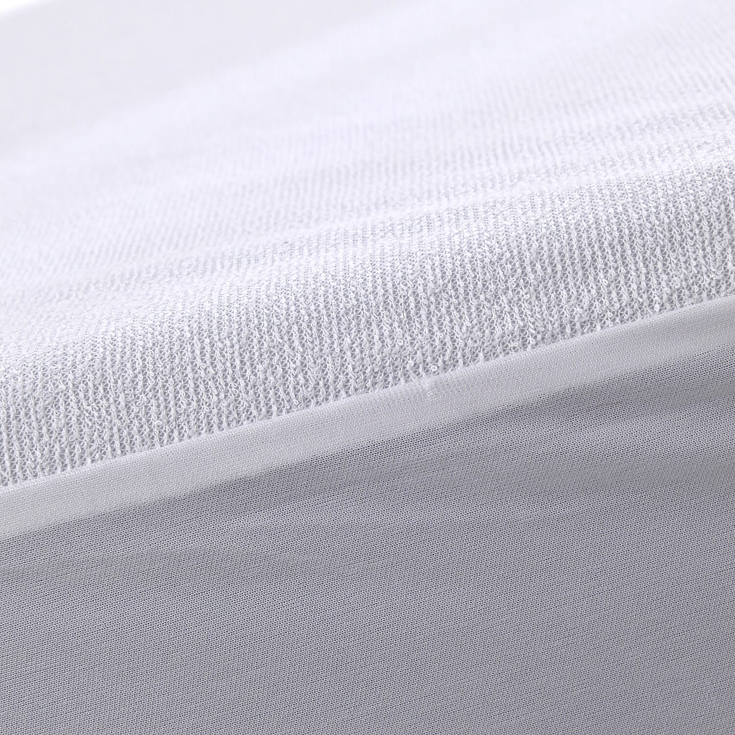 Cotton Terry Waterproof Mattress Protector; Prolongs mattress life by protecting it from accidental spills, bodily fluids, perspiration, or anything wet - Super King