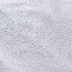 Cotton Patterned Mattress Protector  (Size 190x90 cm) - White & White