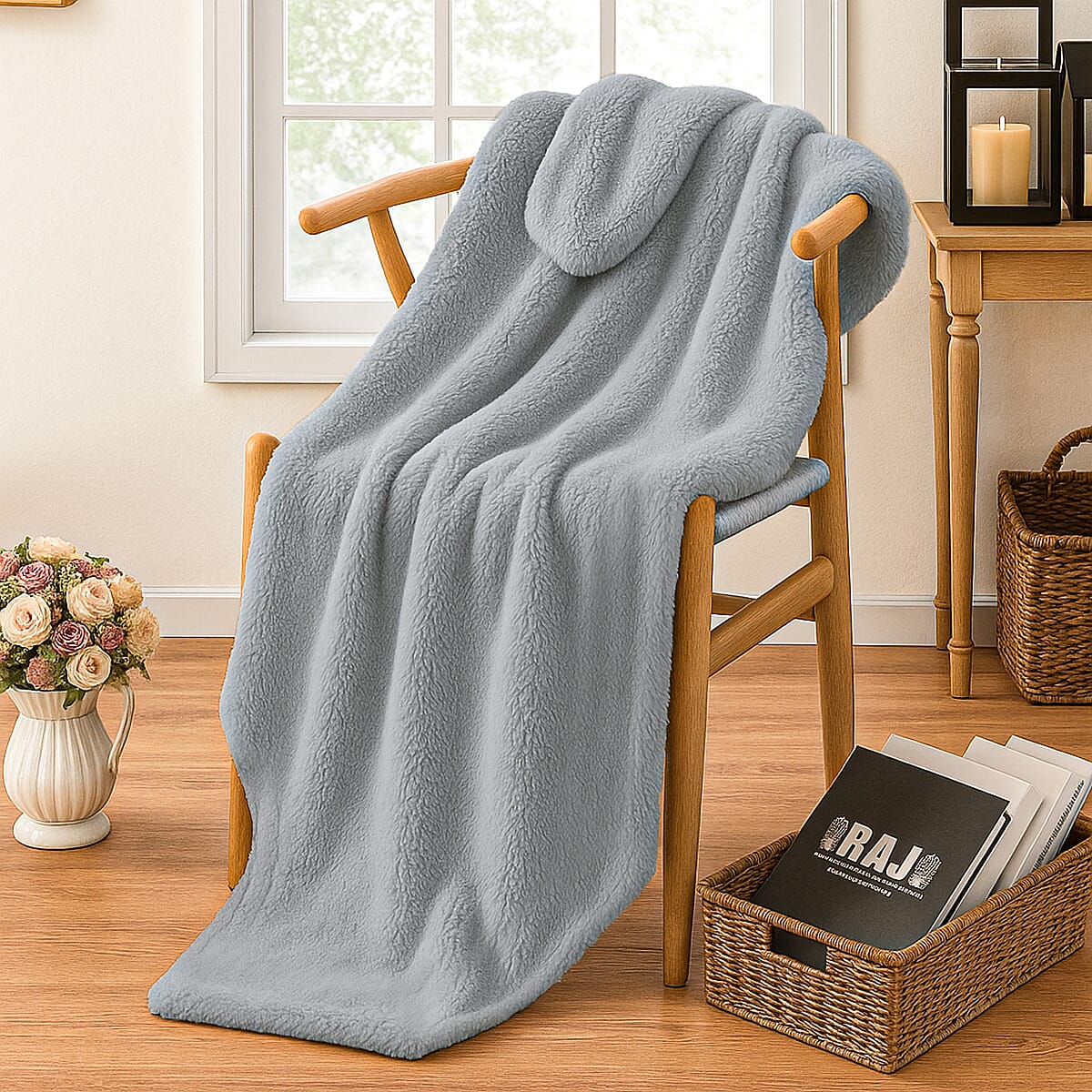 Country Club Coco Blanket (120 x180cm) - Grey