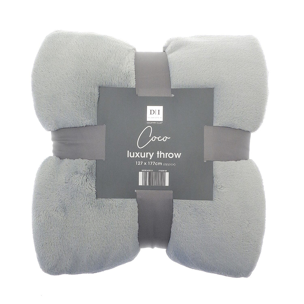 Country Club Coco Blanket (120 x180cm) - Grey