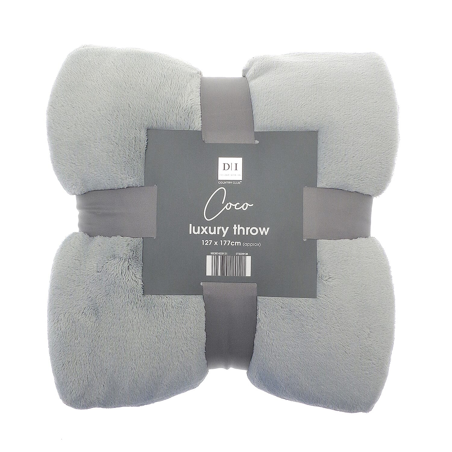 Country Club Coco Blanket (120 x180cm) - Grey