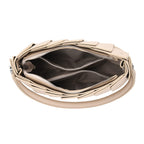 MISS IT OR MISS OUT - Designer inspired Womens Top Handle Shoulder Bag with Adjustable Strap - Beige