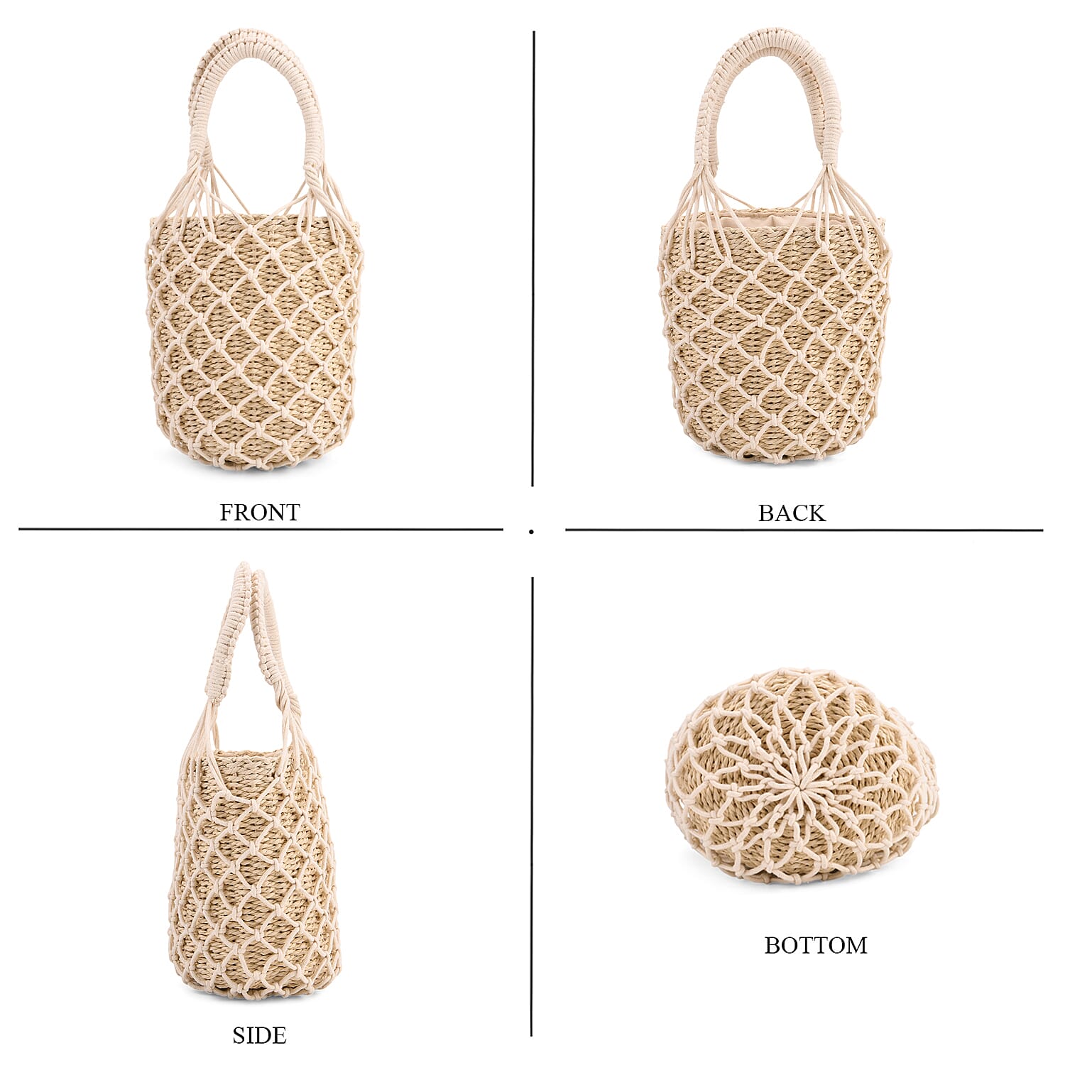 Crossbody Bag (Size - One Size) - Beige & Khaki