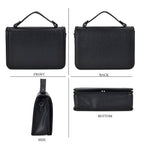 Set of 2- Sling Crossbody Bag with Card Holder - Black