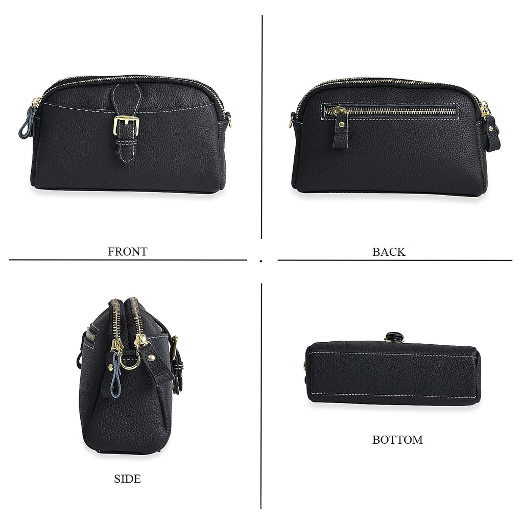 Crossbody Bag (Size - One Size) - Black & Black