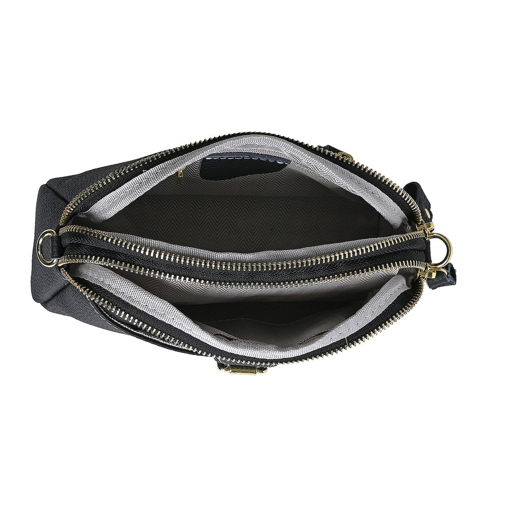 Crossbody Bag (Size - One Size) - Black & Black