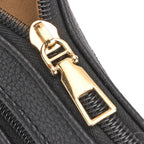 THE PRIME EVENT LAUNCH - Designer Inspired High quality Quilted Crossbody Bag with Geometric Pattern Strap MULTI POCKETS - Black