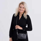 BIG BLACK FRIDAY DEAL - Genuine leather Crossbody Bag  - Black