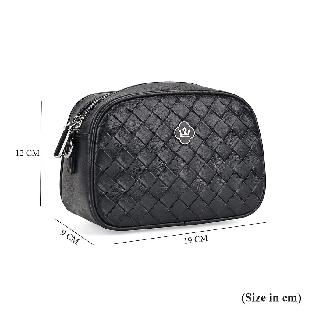 BIG BLACK FRIDAY DEAL - Genuine leather Crossbody Bag  - Black
