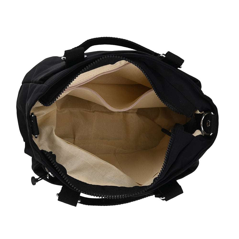 Water-Resistant Travel Top-Handle Tote Bag with Adjustable Crossbody Strap