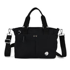 Water-Resistant Travel Top-Handle Tote Bag with Adjustable Crossbody Strap
