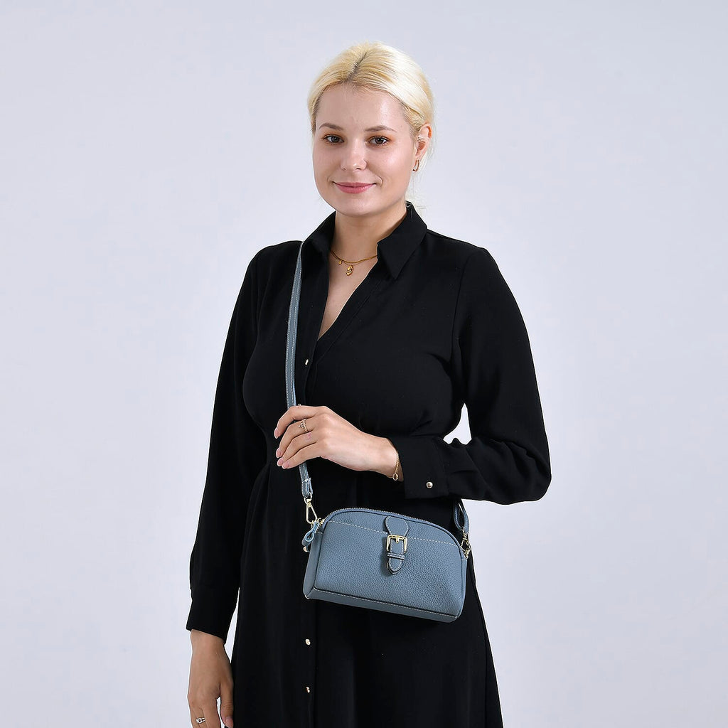 Crossbody Bag (Size - One Size) - Blue & Black
