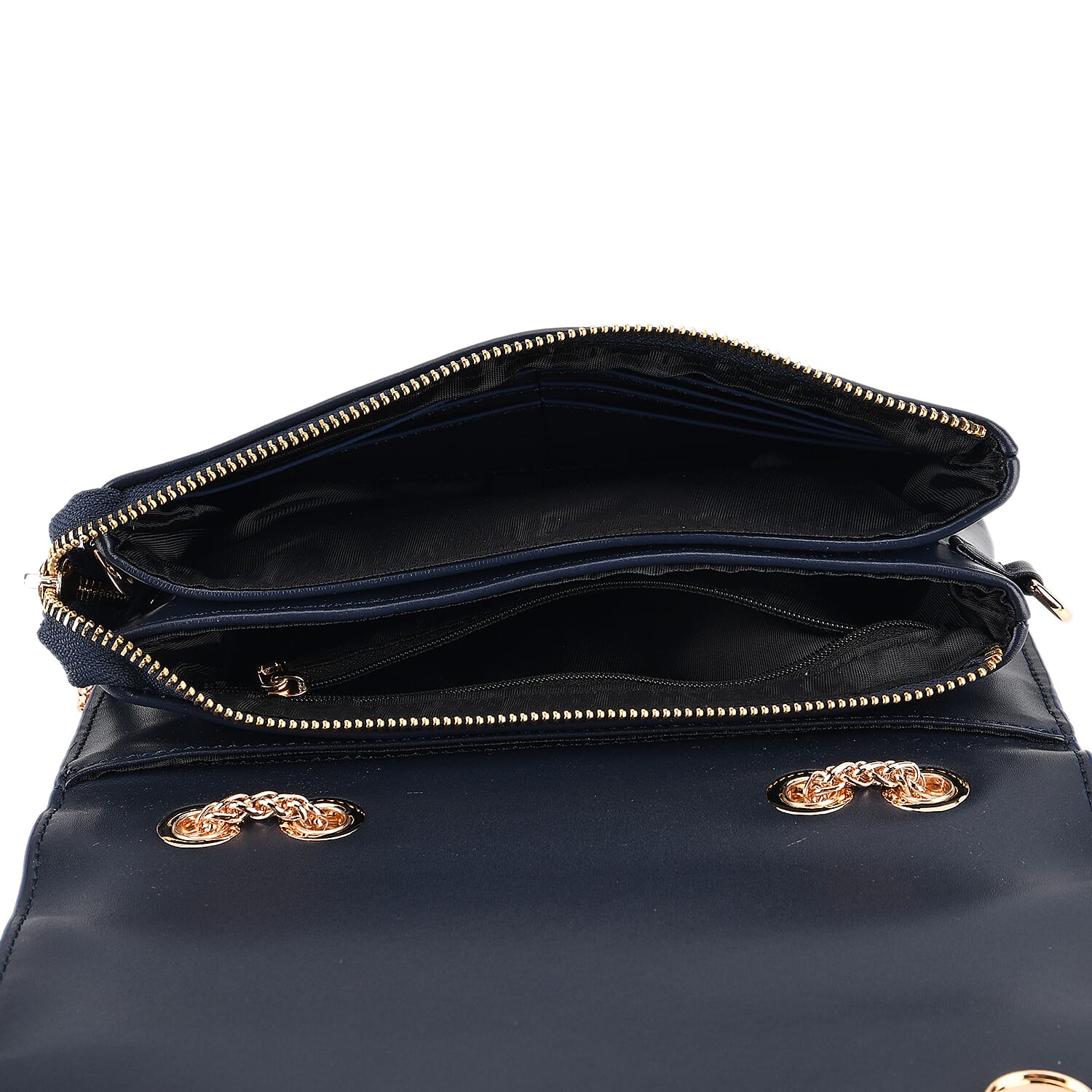 Where Artisans Give Silk a Soul - Limited Edition - Genuine Leather Crossbody Bag with Mulberry Silk Art - Blue - Pink