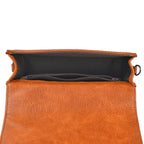 Set of 2- Sling Crossbody Bag with Card Holder - Brown
