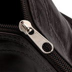 Closeout Deal - Genuine Leather Handbag with Adjustable Shoulder Strap - Brown