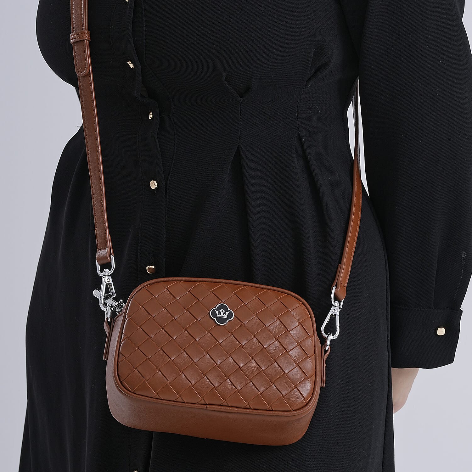 BIG BLACK FRIDAY DEAL - Genuine leather Crossbody Bag  - Brown