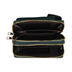 Set of 2 Quilted Cellphone Bags - Brown - Dark Green