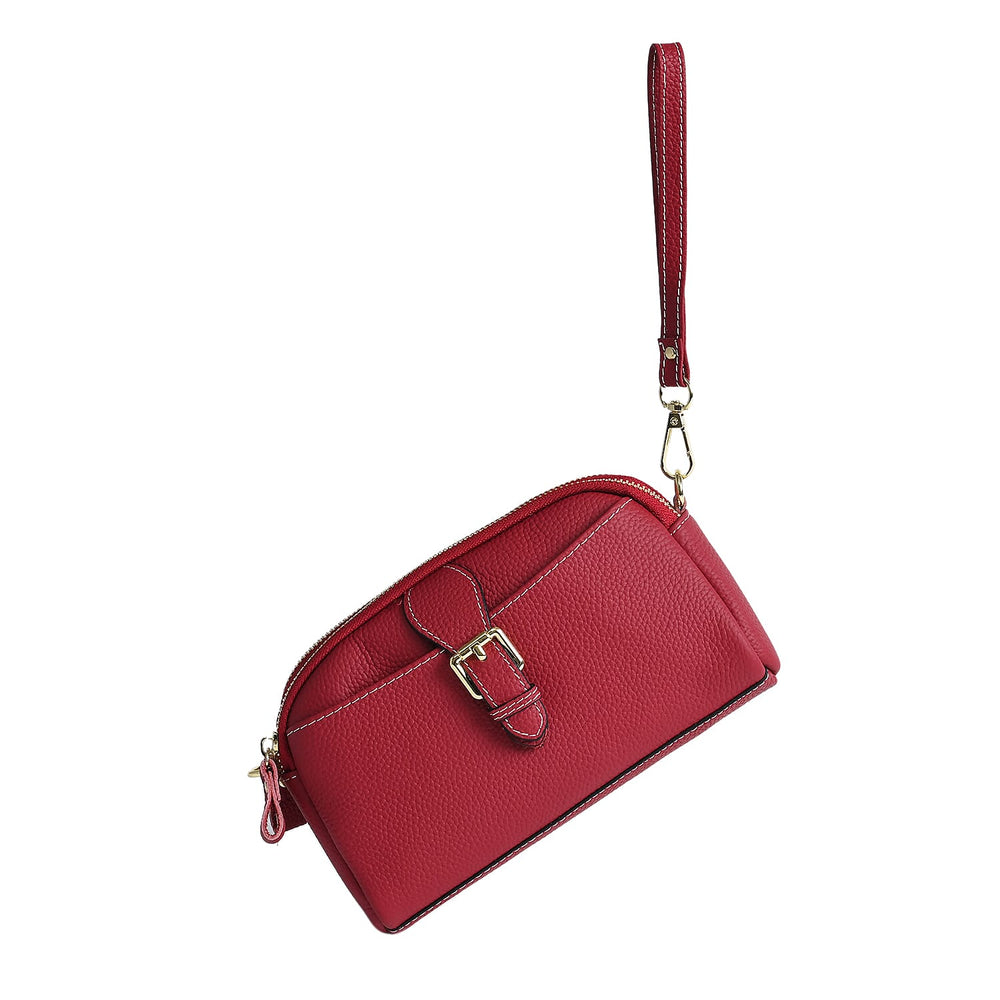 Crossbody Bag (Size - One Size) - Burgundy & Black