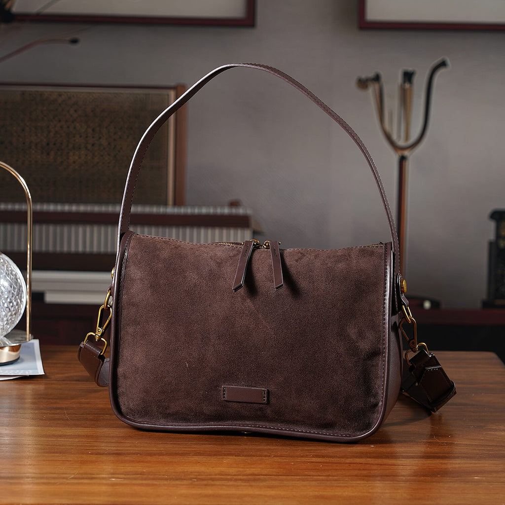 Crossbody Bag (Size - One Size) - Coffee & Black