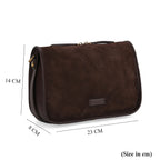 Crossbody Bag (Size - One Size) - Coffee & Black