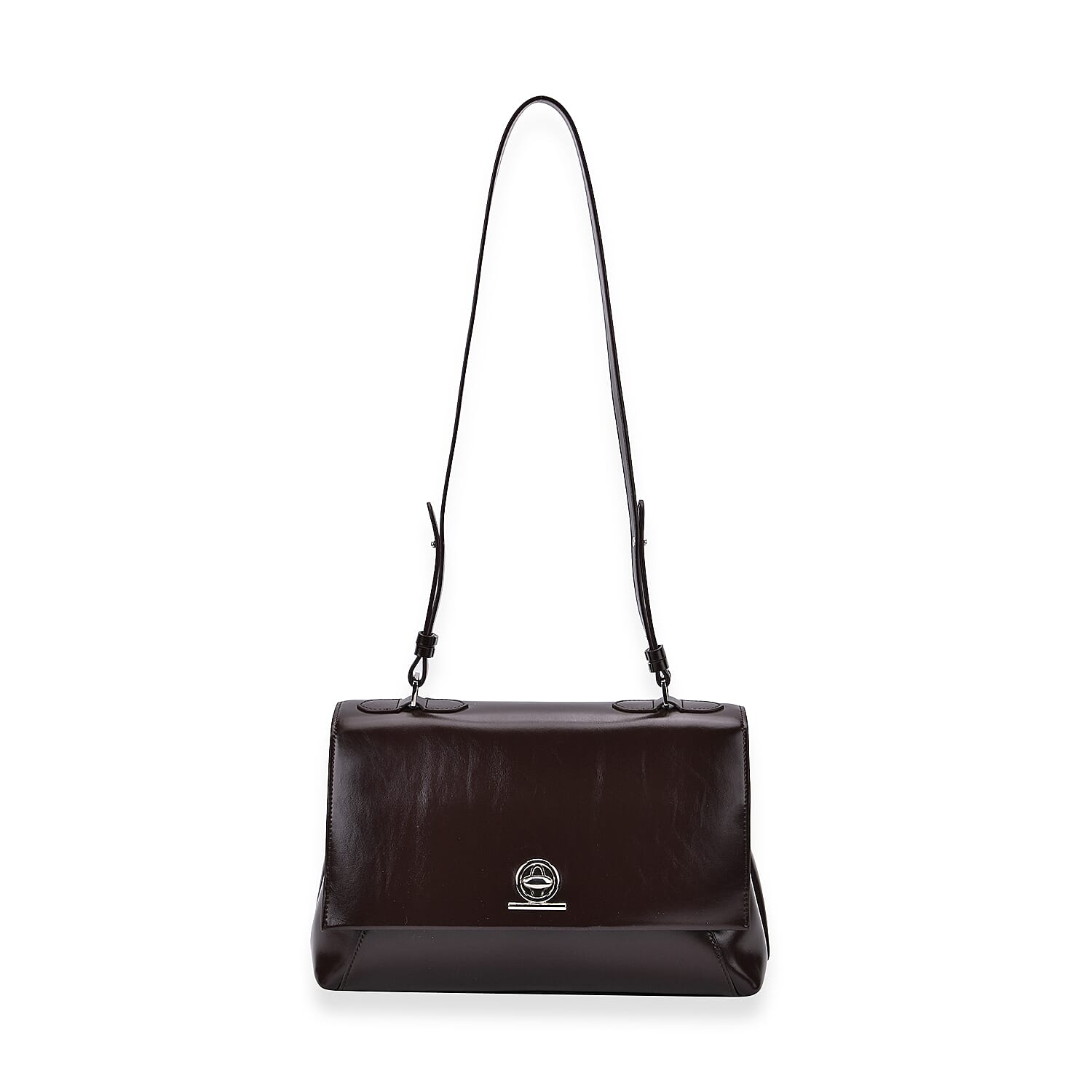 Crossbody Bag (Size - One Size) - Coffee - Brown With Complimentary Bag