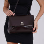 Crossbody Bag (Size - One Size) - Coffee - Brown With Complimentary Bag