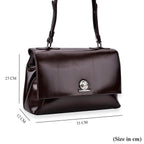 Crossbody Bag (Size - One Size) - Coffee - Brown With Complimentary Bag