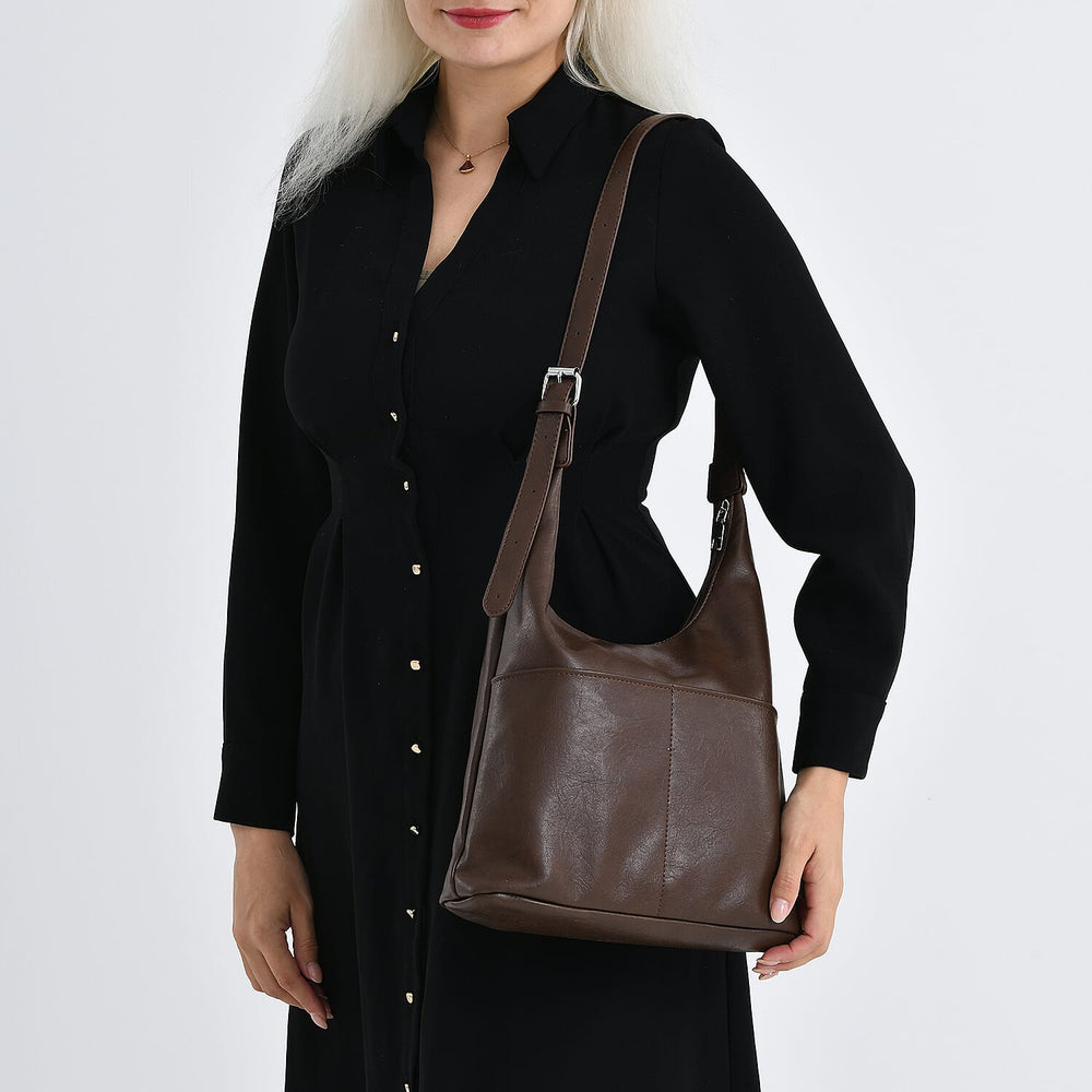 Crossbody Bag (Size - One Size) - Coffee