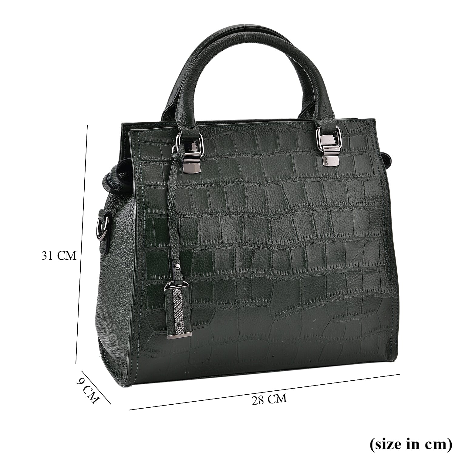 Crossbody Bag (Size - One Size) - Dark Green & Dark Green