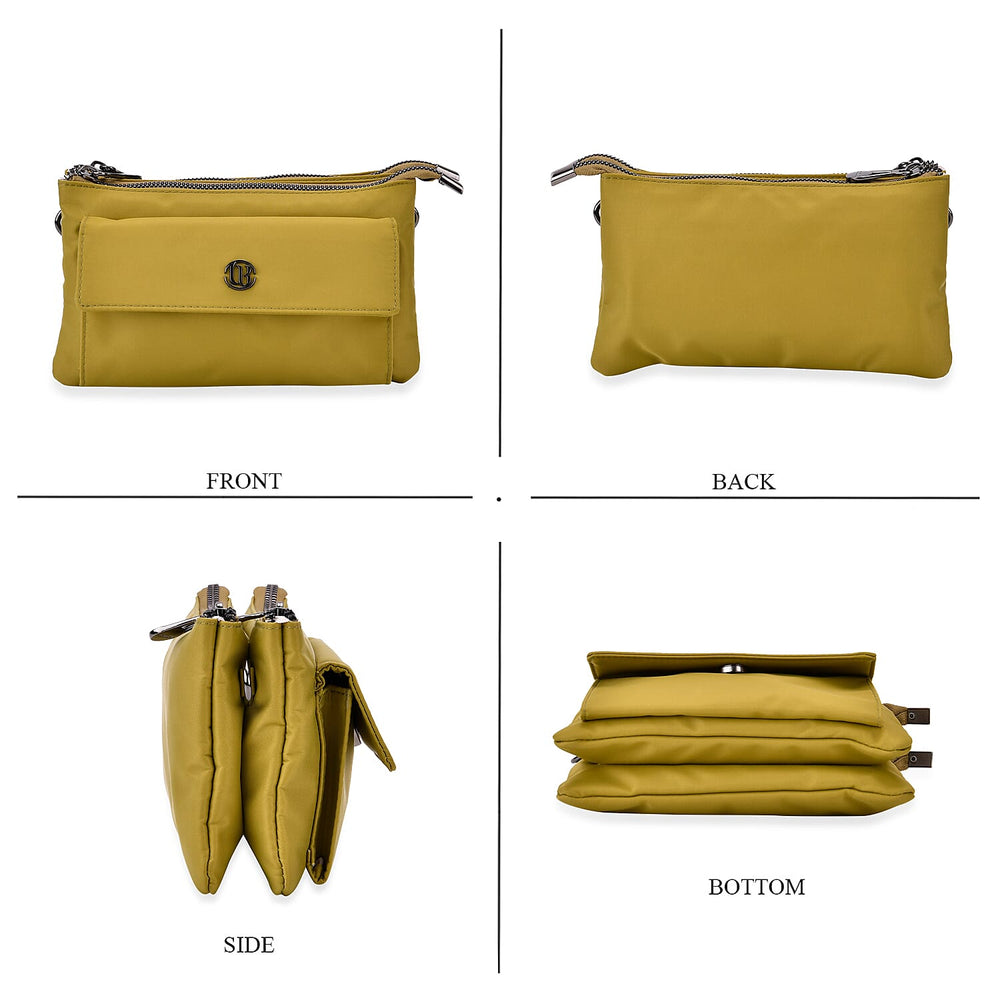 Set of 2 Bags - Crossbody - Waist Bag - Dark - Olive Green