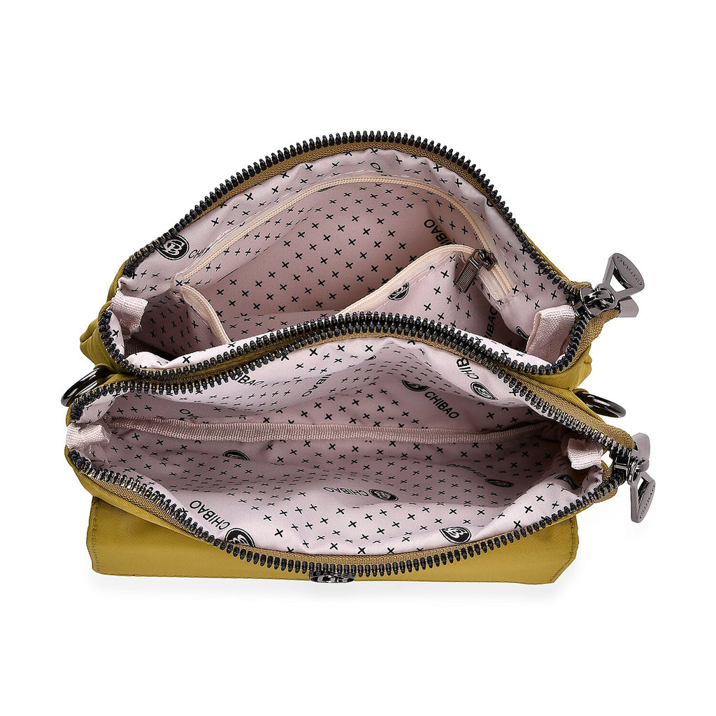 Set of 2 Bags - Crossbody - Waist Bag - Dark - Olive Green