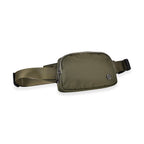 Set of 2 Bags - Crossbody - Waist Bag - Dark - Olive Green