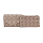 Stylish Crossbody Messenger Bag with Adjustable Strap & Card Slots - Gold