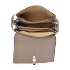 Artisan Sling Bag with Geometric Pattern Strap - Light Brown