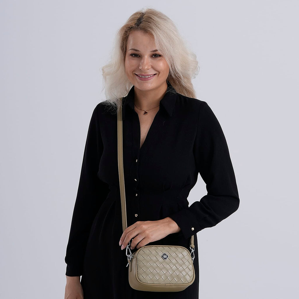 BIG BLACK FRIDAY DEAL - Genuine leather Crossbody Bag  - Green